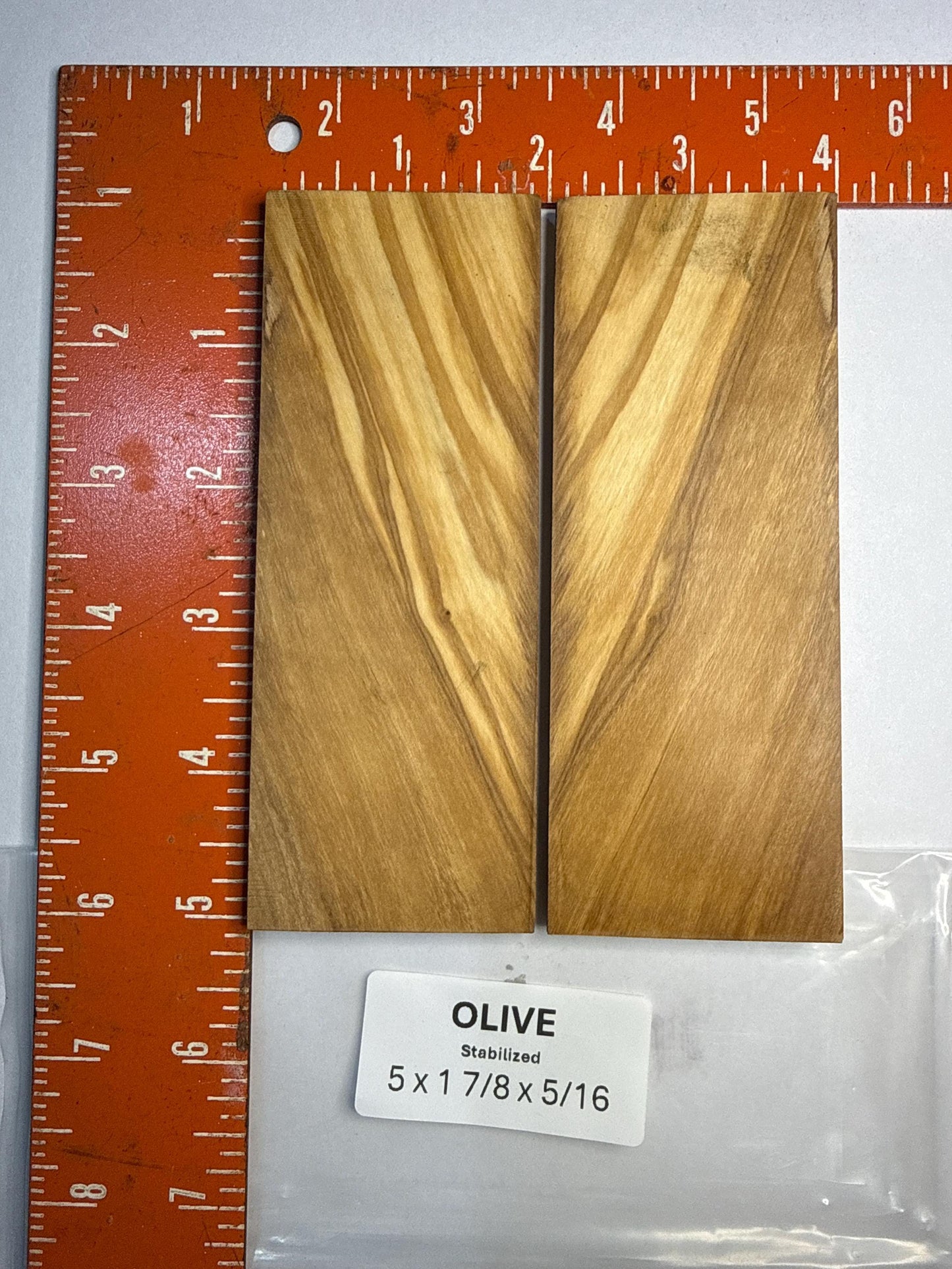 Handcrafted Knife Scales: Stabilized Exotic Wood & Natural Ironwood