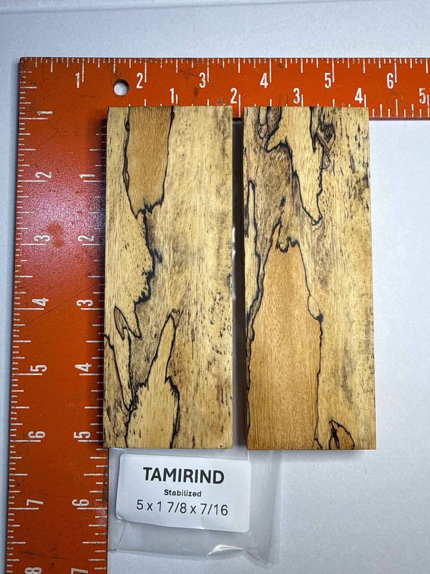 Handcrafted Knife Scales: Stabilized Exotic Wood & Natural Ironwood