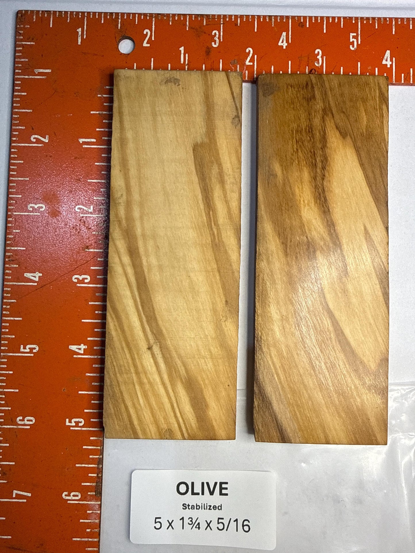 Handcrafted Knife Scales: Stabilized Exotic Wood & Natural Ironwood