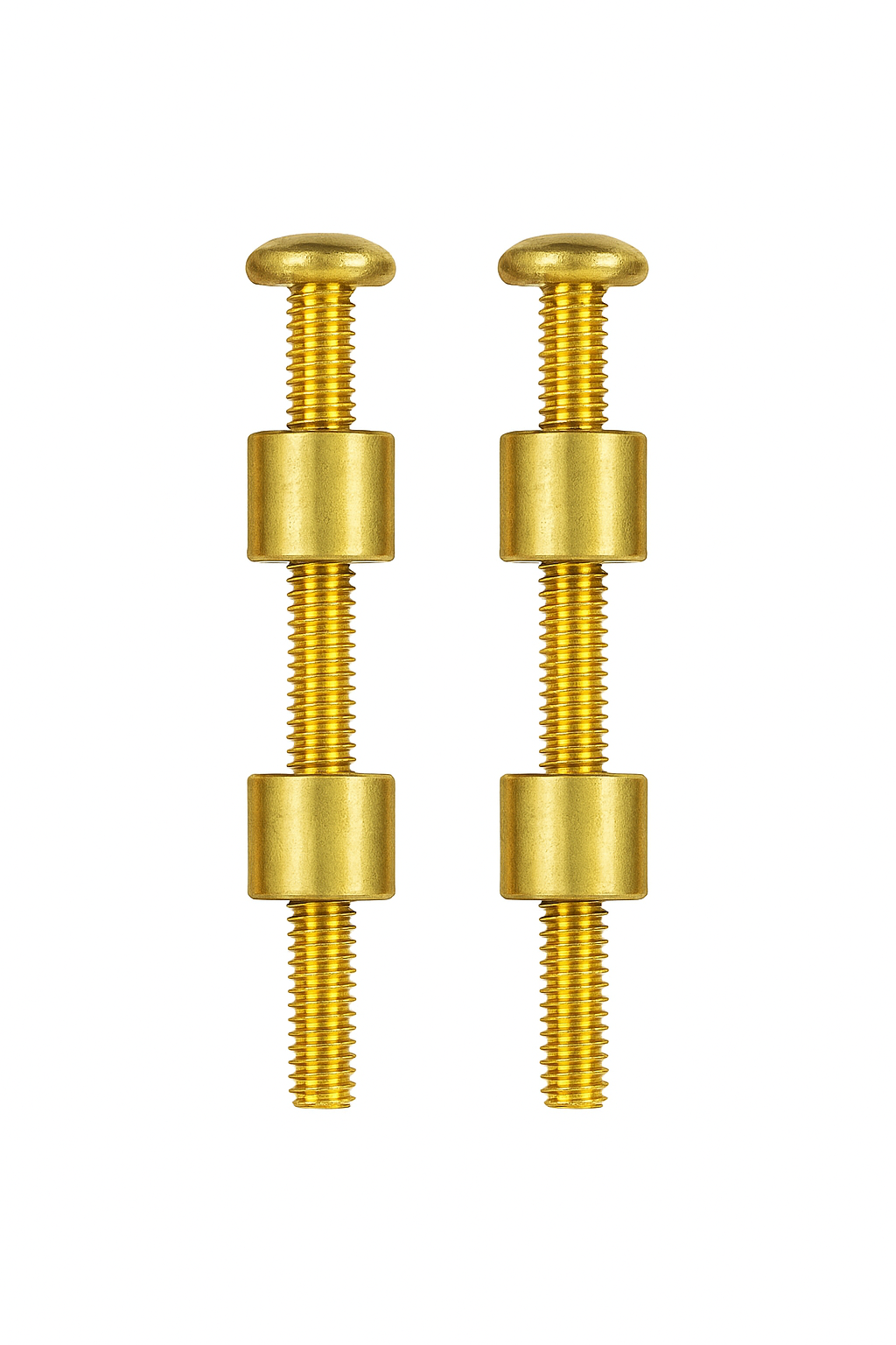 Brass Loveless Bolts: 5/16" OD, Knife Handle Fasteners